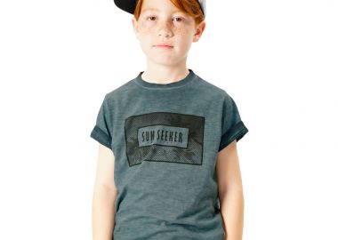 Μακό κοντομάνικη μπλούζα με τύπωμα για αγόρι | ΠΡΑΣΙΝΟ ΤΟΥ ΔΑΣΟΥΣ - Energiers - 